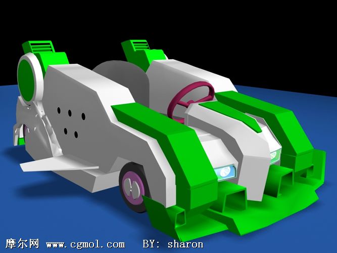 跑跑卡丁车模型_跑跑卡丁车模型成品_跑跑卡丁车纸模